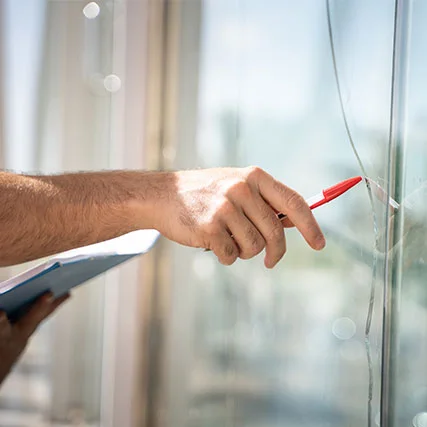 broken glass repair in Palm Harbor, FL